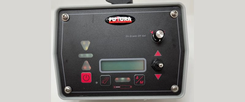 Single control box front panel with display, up/down indicators and Auto/Manual button
